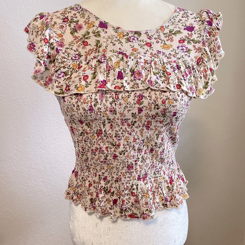 Patrons of Peace floral top